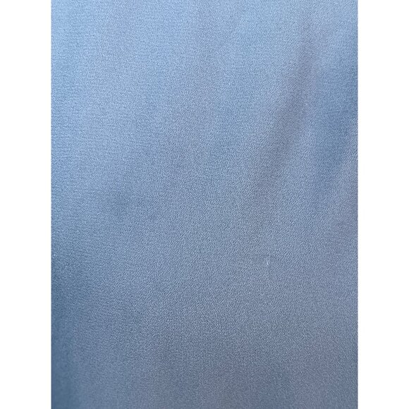 Ambiance Zip Neck Sleeveless Blouse Cornflower Blue Size Small - Picture 7 of 9